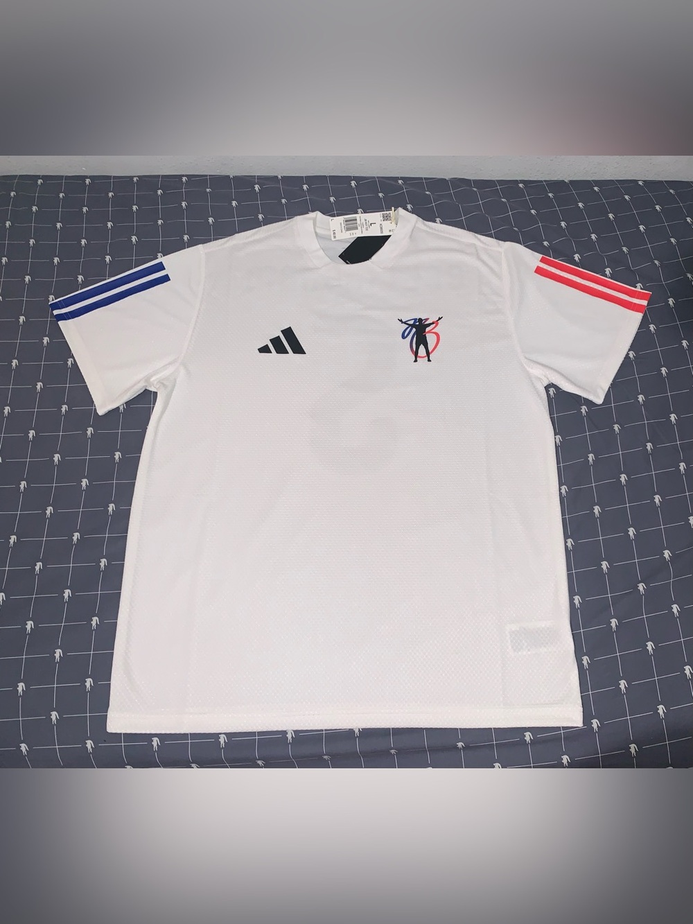 Adidas Jude Bellingham Training Tee White KD8930 Size: Large